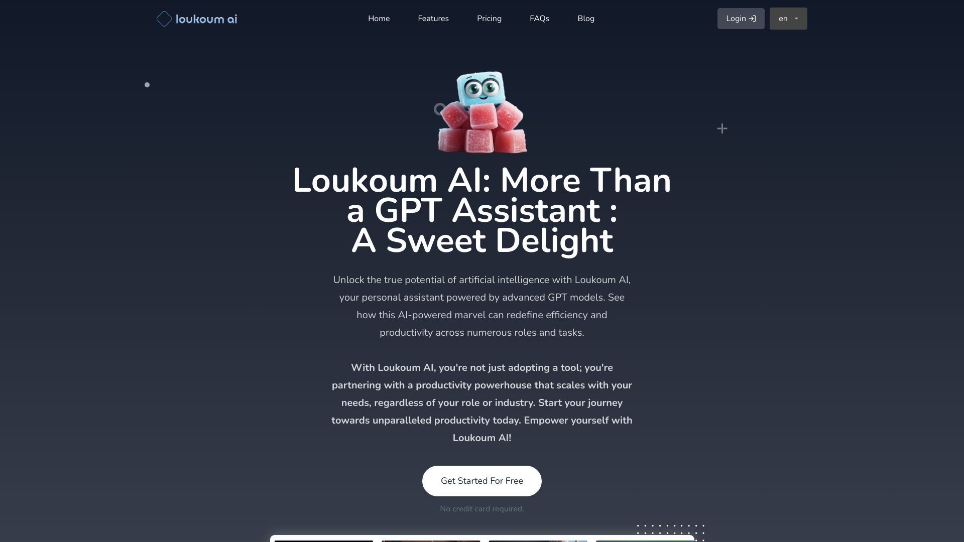 Loukoum.ai : Sweet GPT Assistant