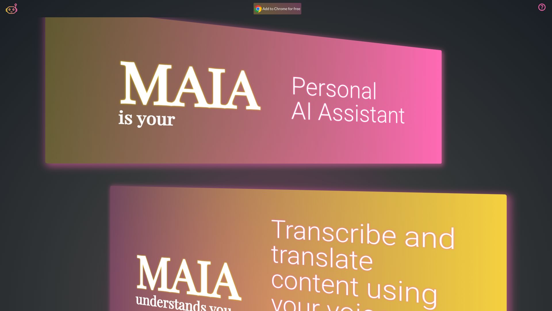 MAIA – My AI Assistant