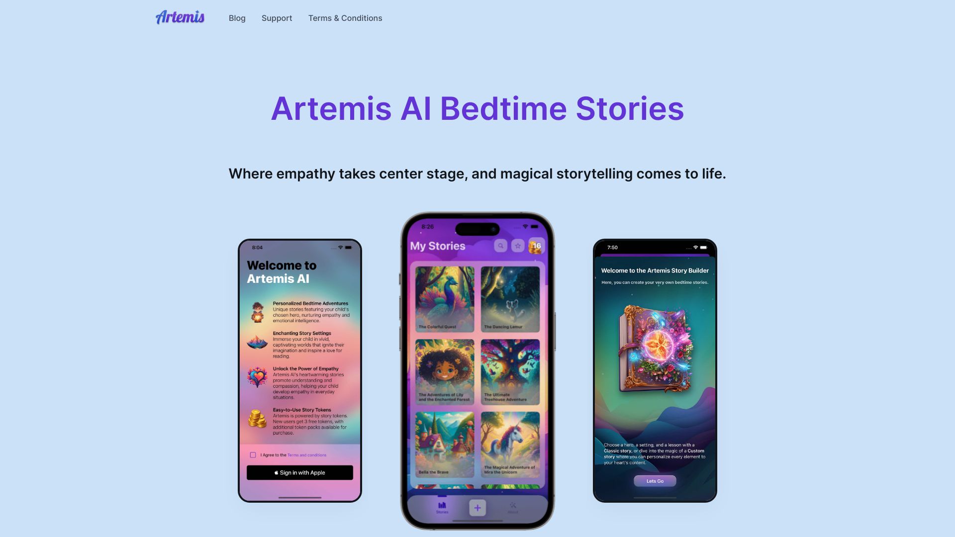 Artemis AI: Bedtime stories with heart