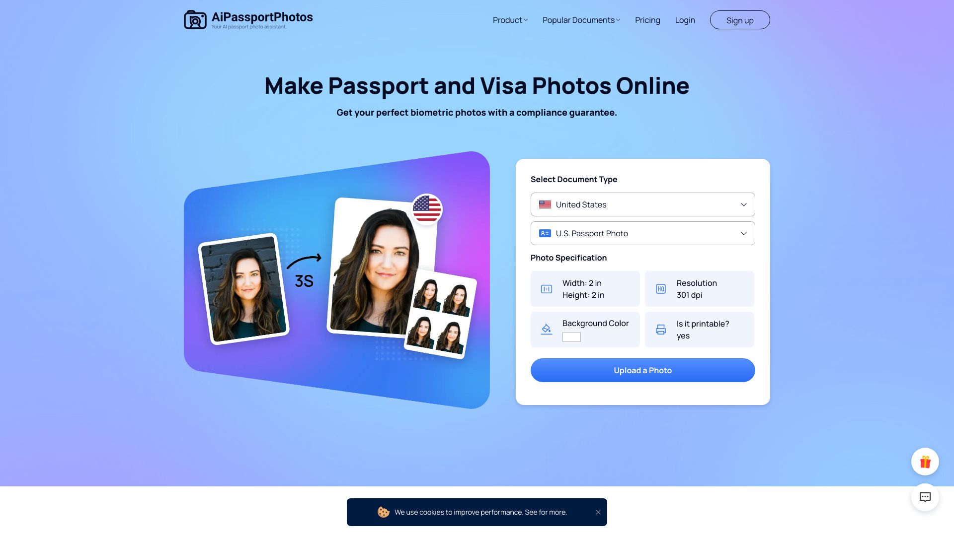 Passport Photo Template