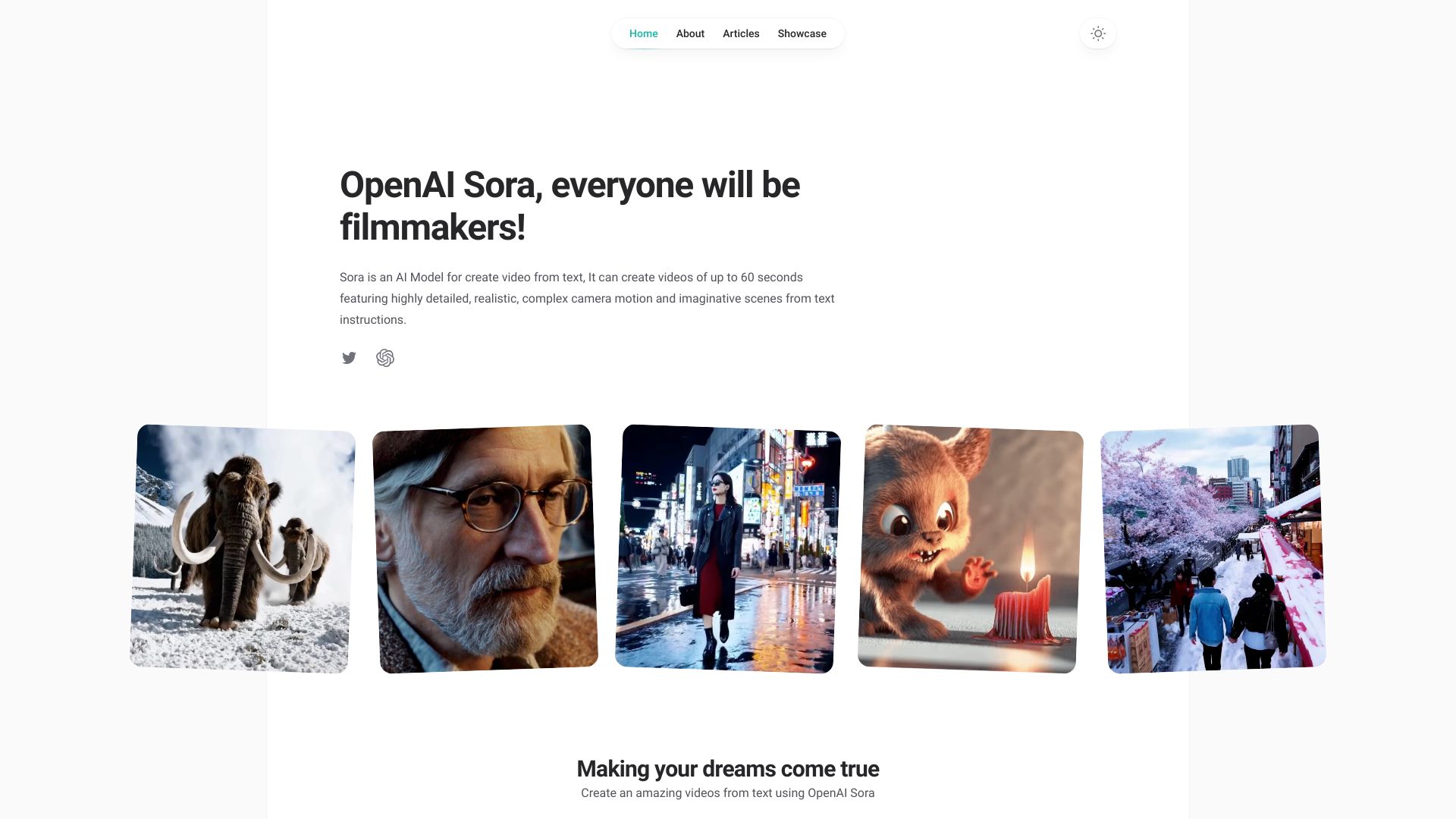 Sorahub – Sora AI prompt sharing