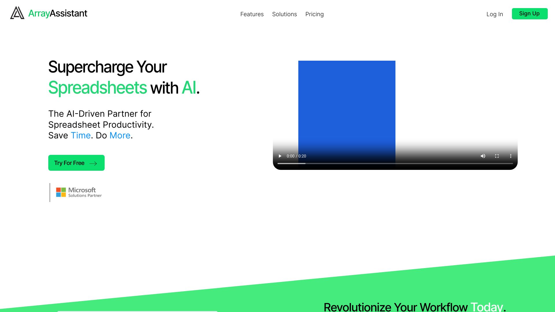 Array Assistant – AI Excel Bot