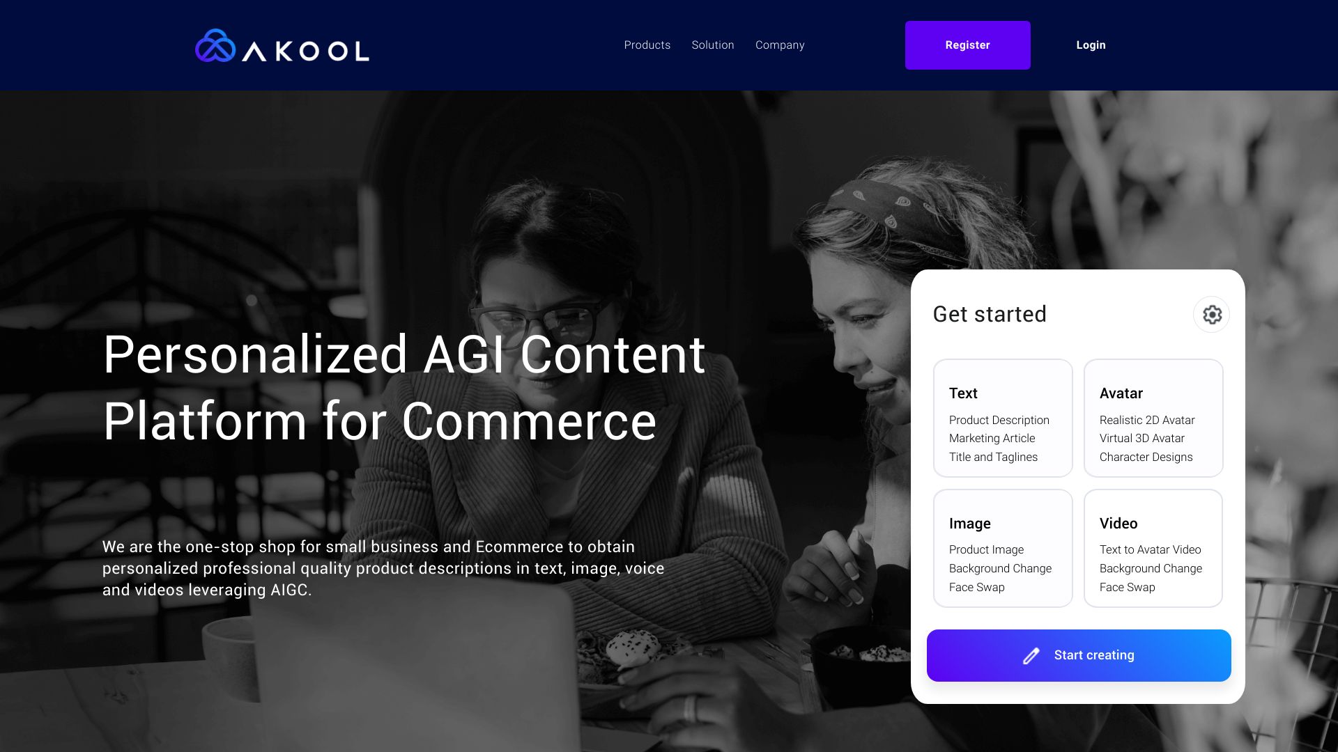 AI Commerce Content Platform by Akool