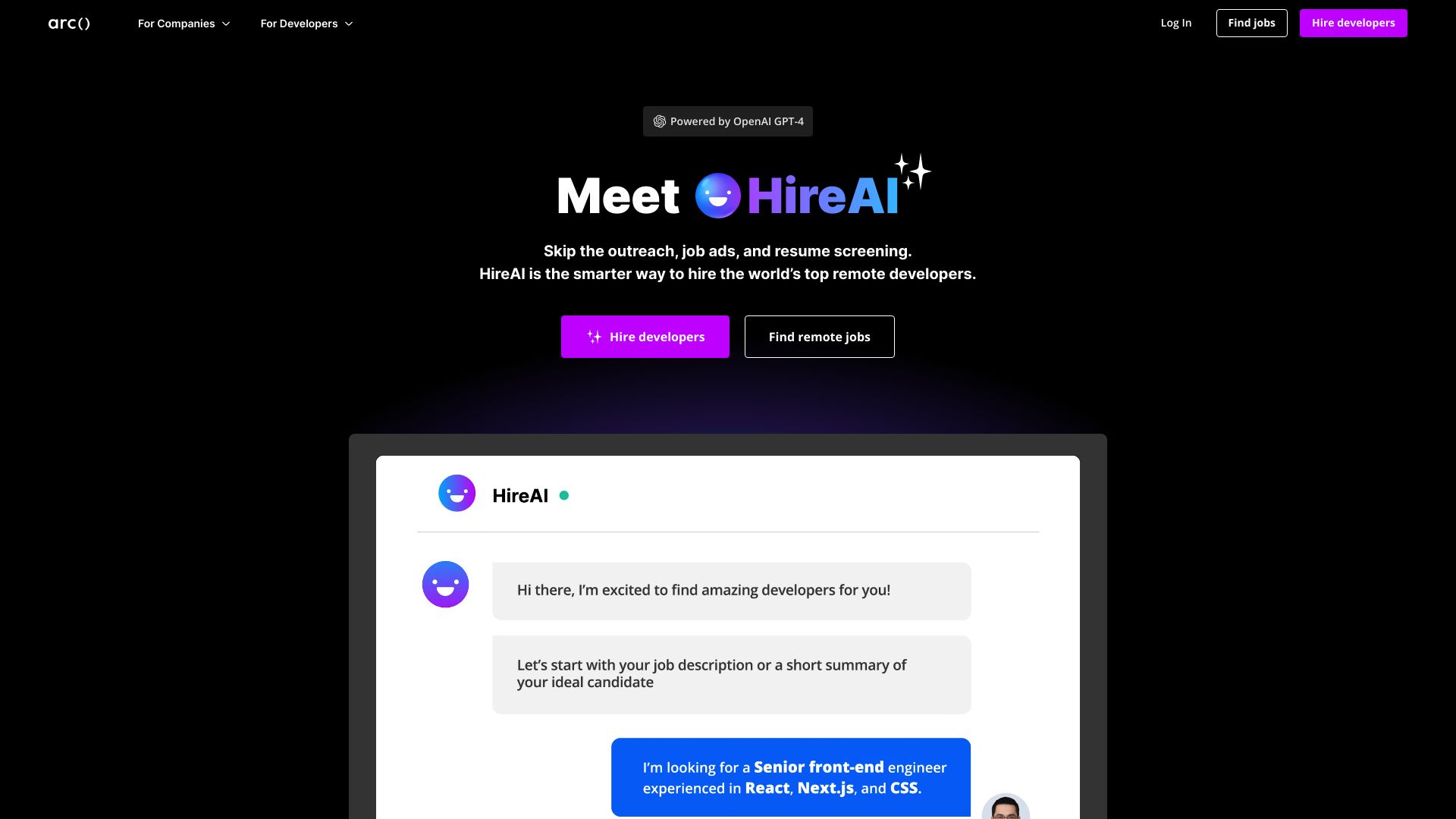 HireAI: AI Recruiter by Arc