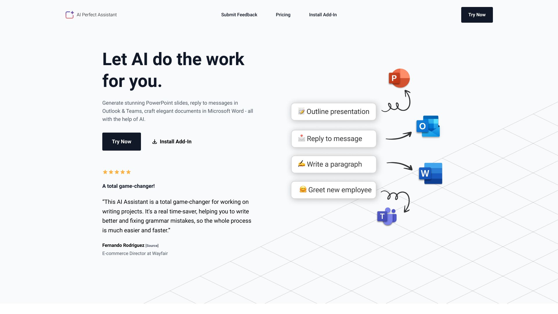 AI Perfect Assistant – GPT for Office365