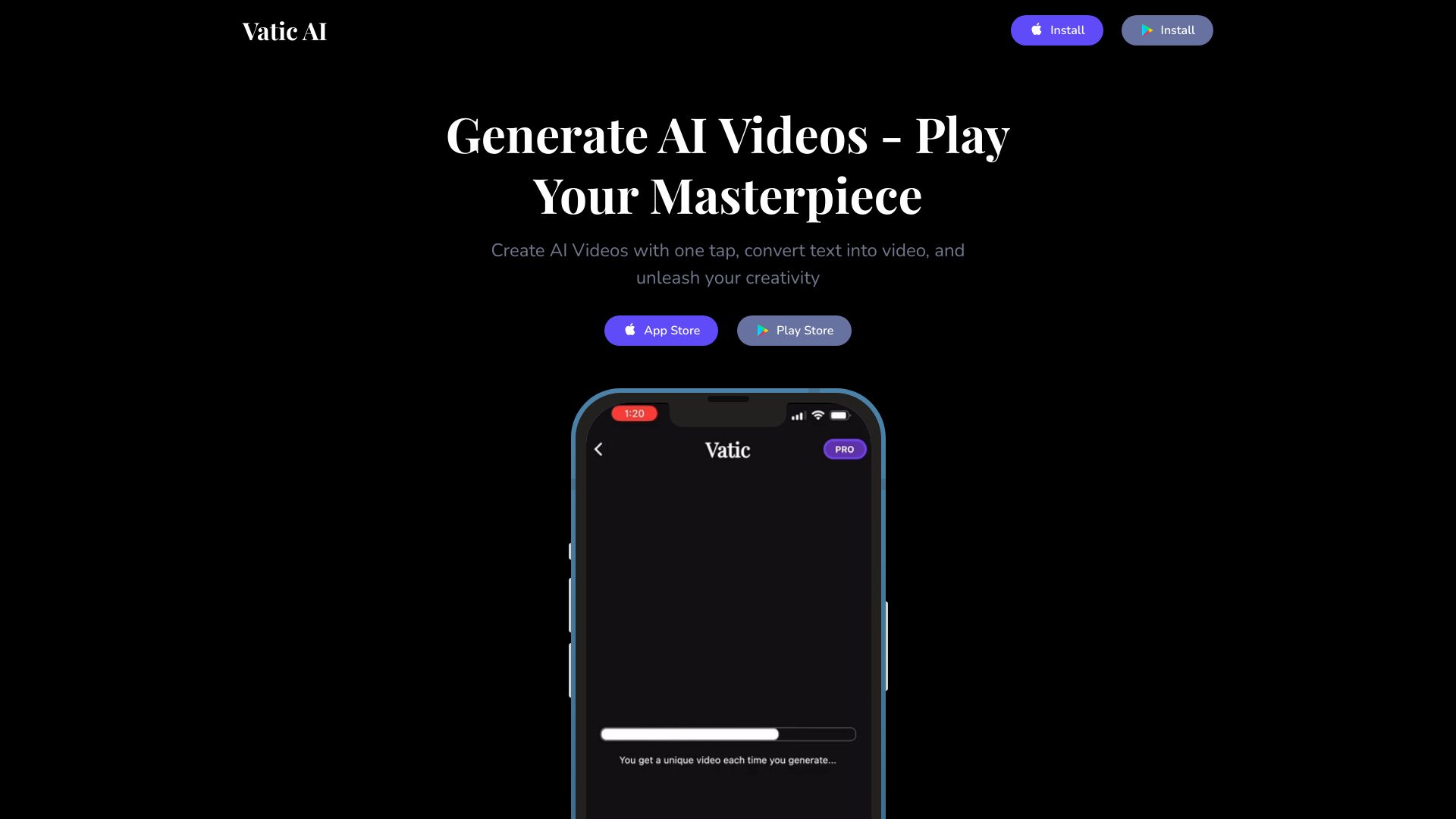 Vatic – AI Video Generator