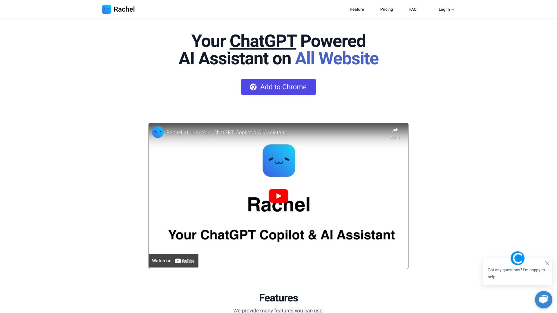 Rachel – Your ChatGPT AI Assistant