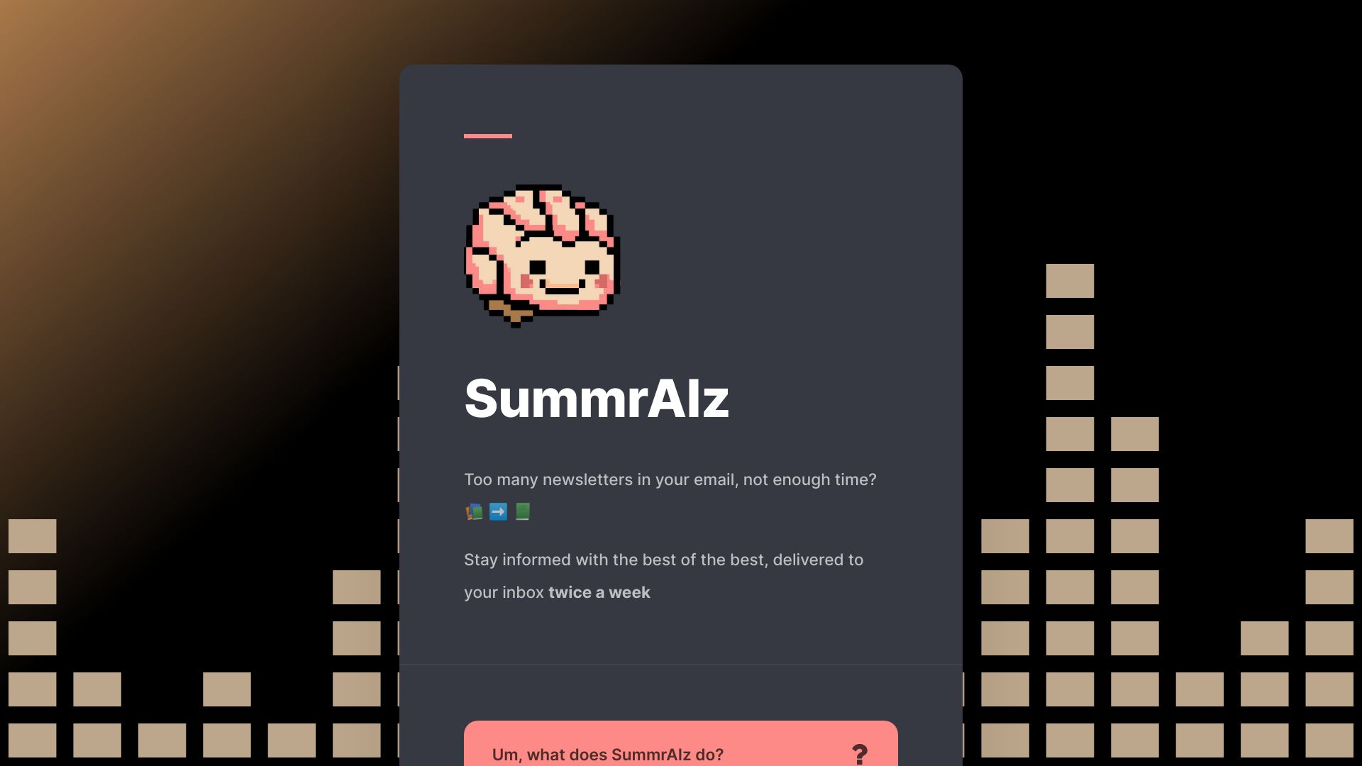 SummrAIz – Condensed Newsletters