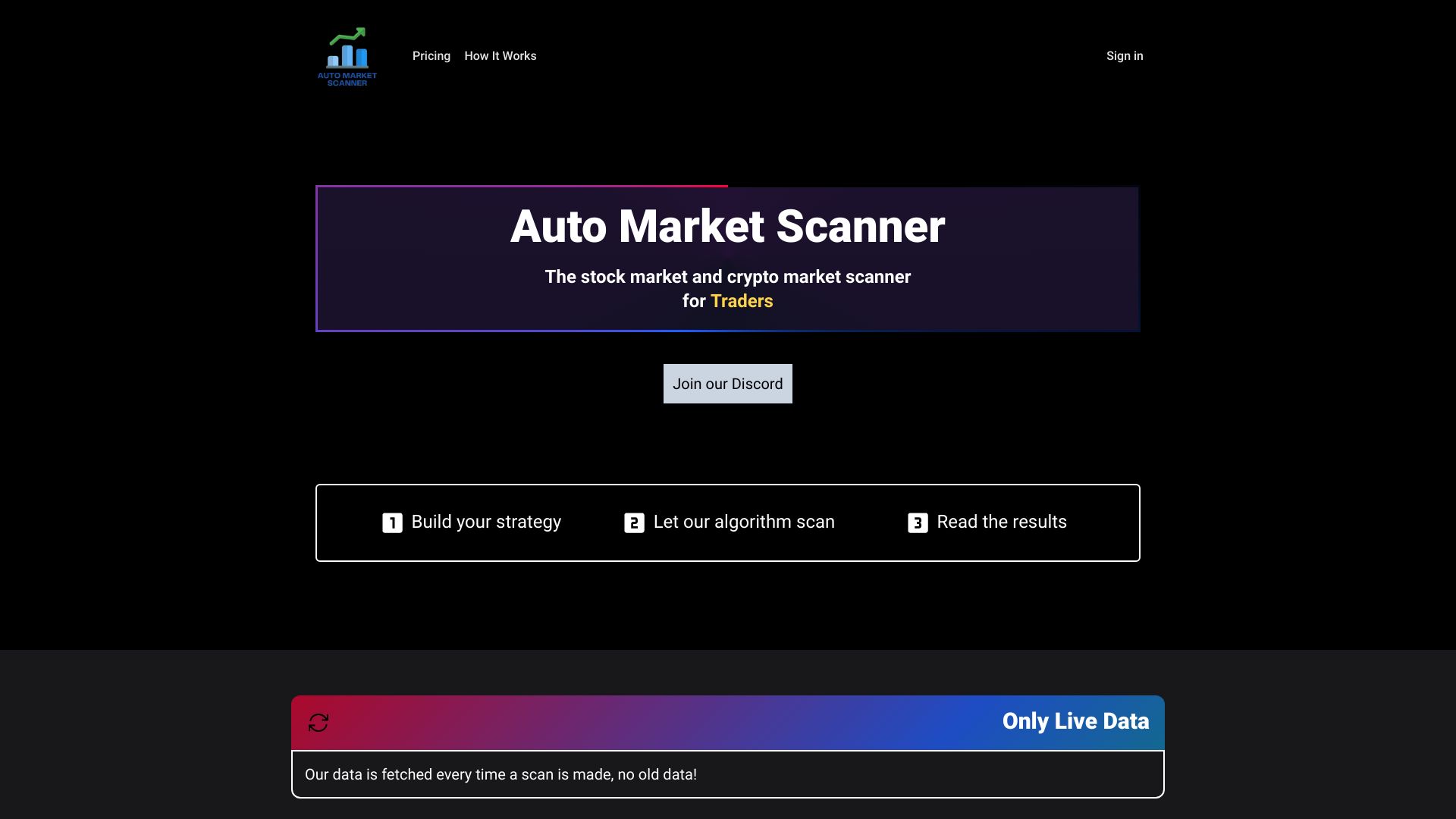 Auto Market Scanner