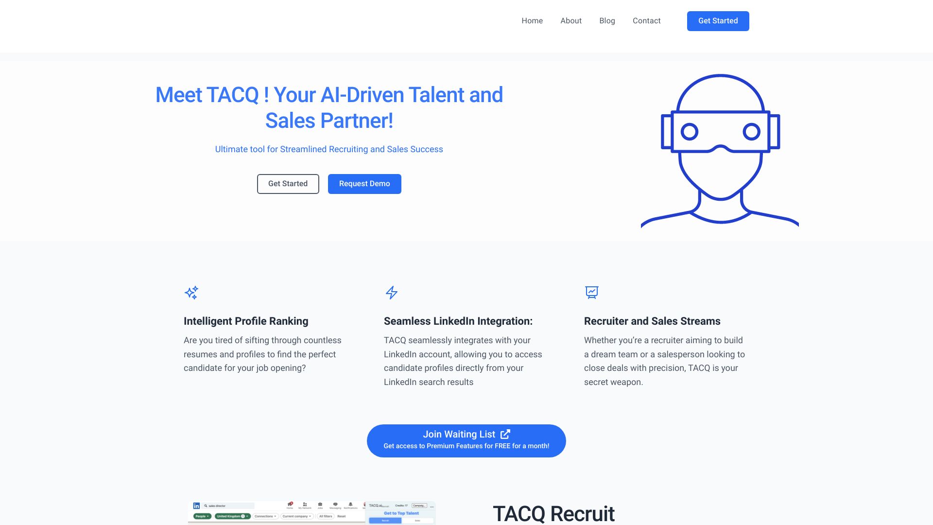 TACQ ! Your AI-Driven Talent Partner!