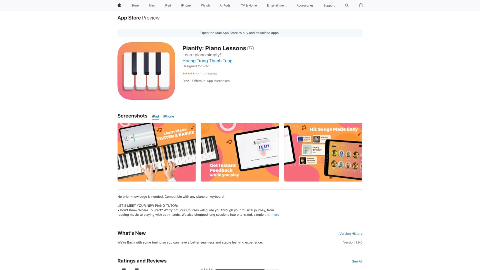 Pianify: Piano Lessons