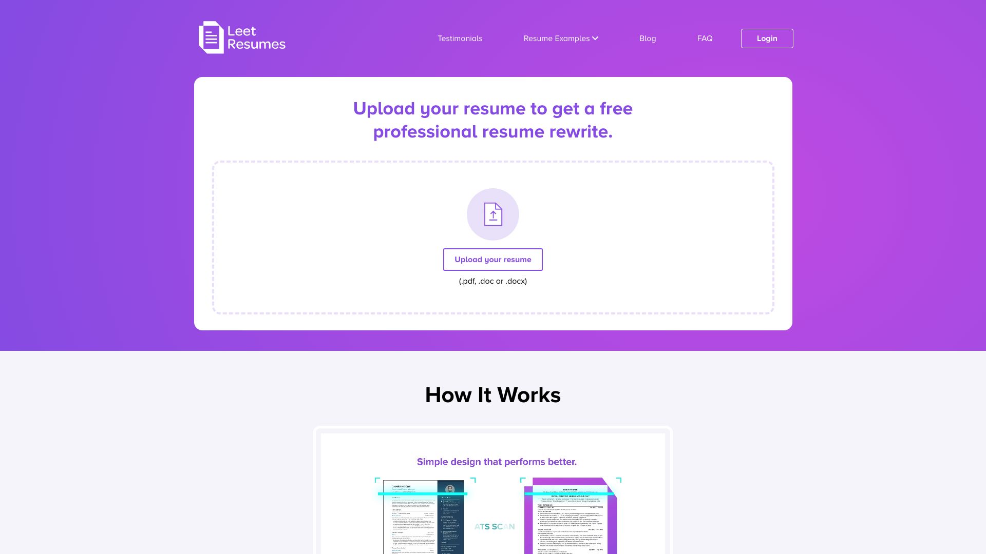 Leet Resume: Expert, AI-Assisted Resumes