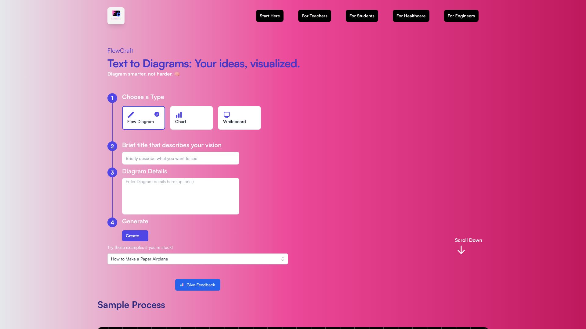 FlowCraft – AI DIagrams & Whiteboard