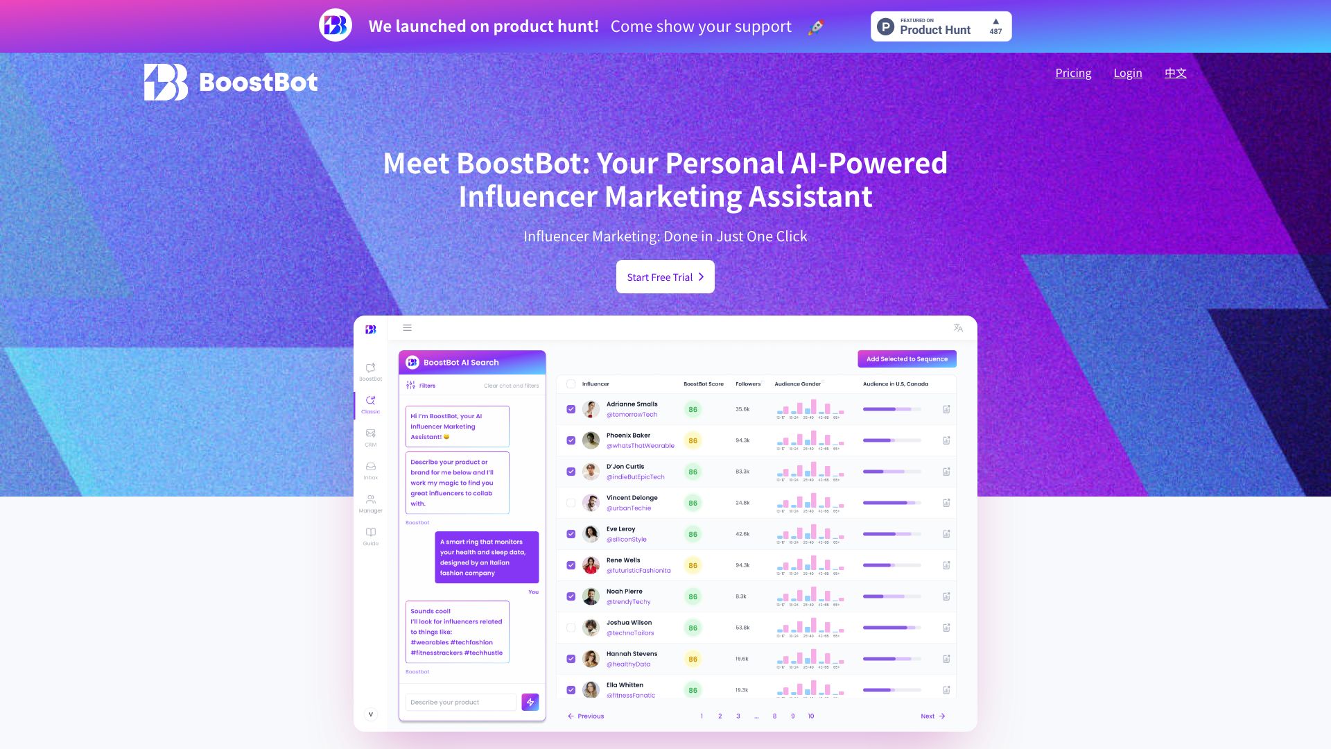 BoostBot – Influencer Marketing AI Agent