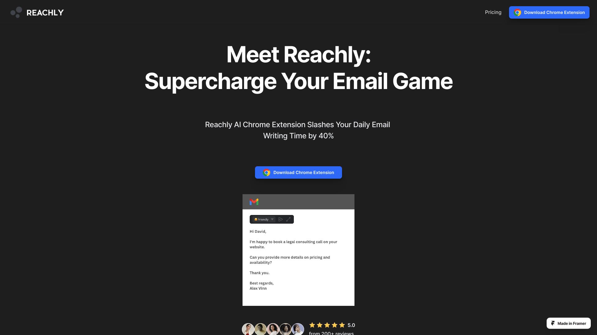 Reachly – Your AI Email Assistant