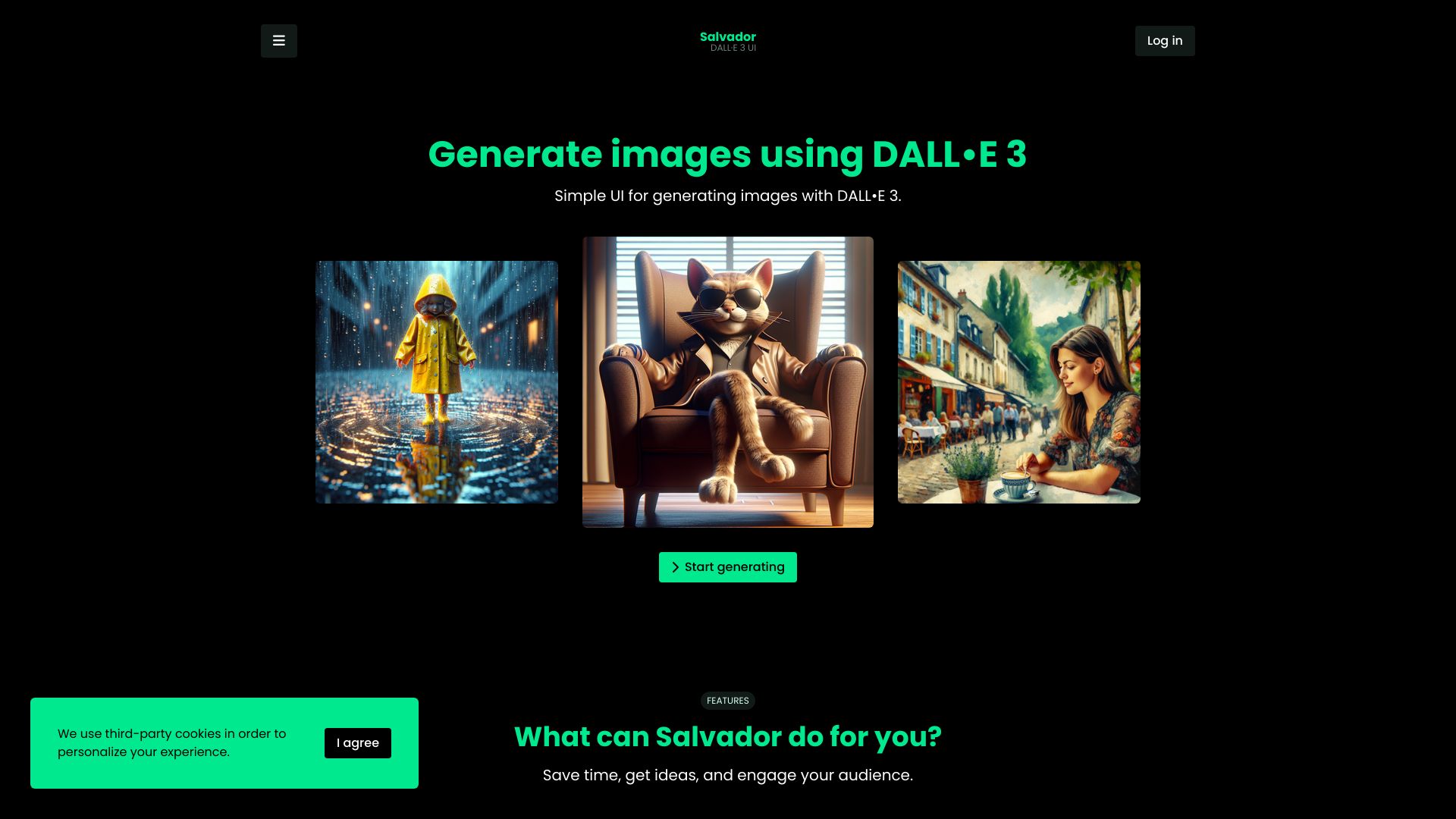 Salvador – DALL•E 3 UI