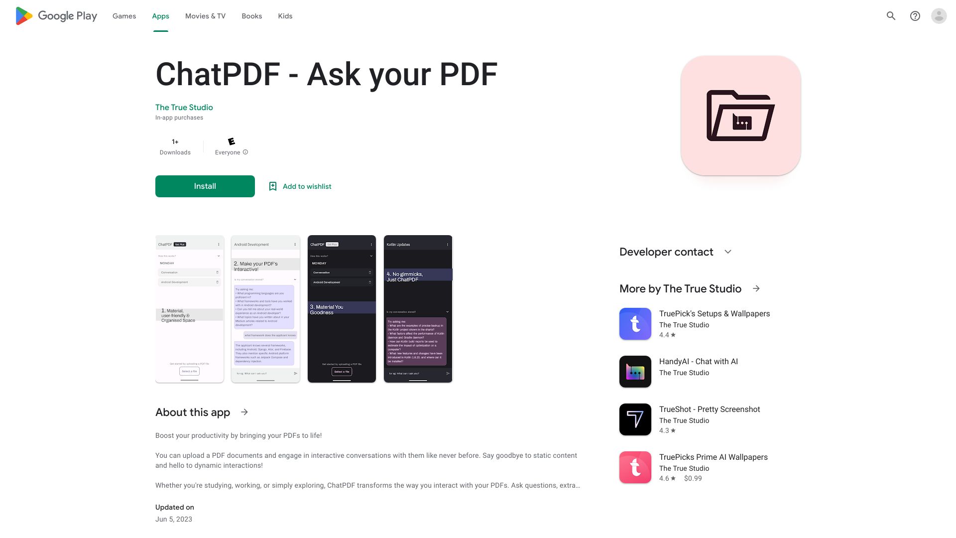 ChatPDF on Android – Ask your PDF