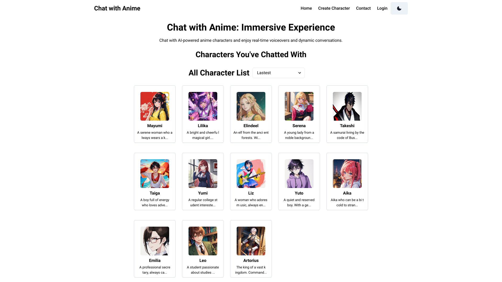 Chat With Anime