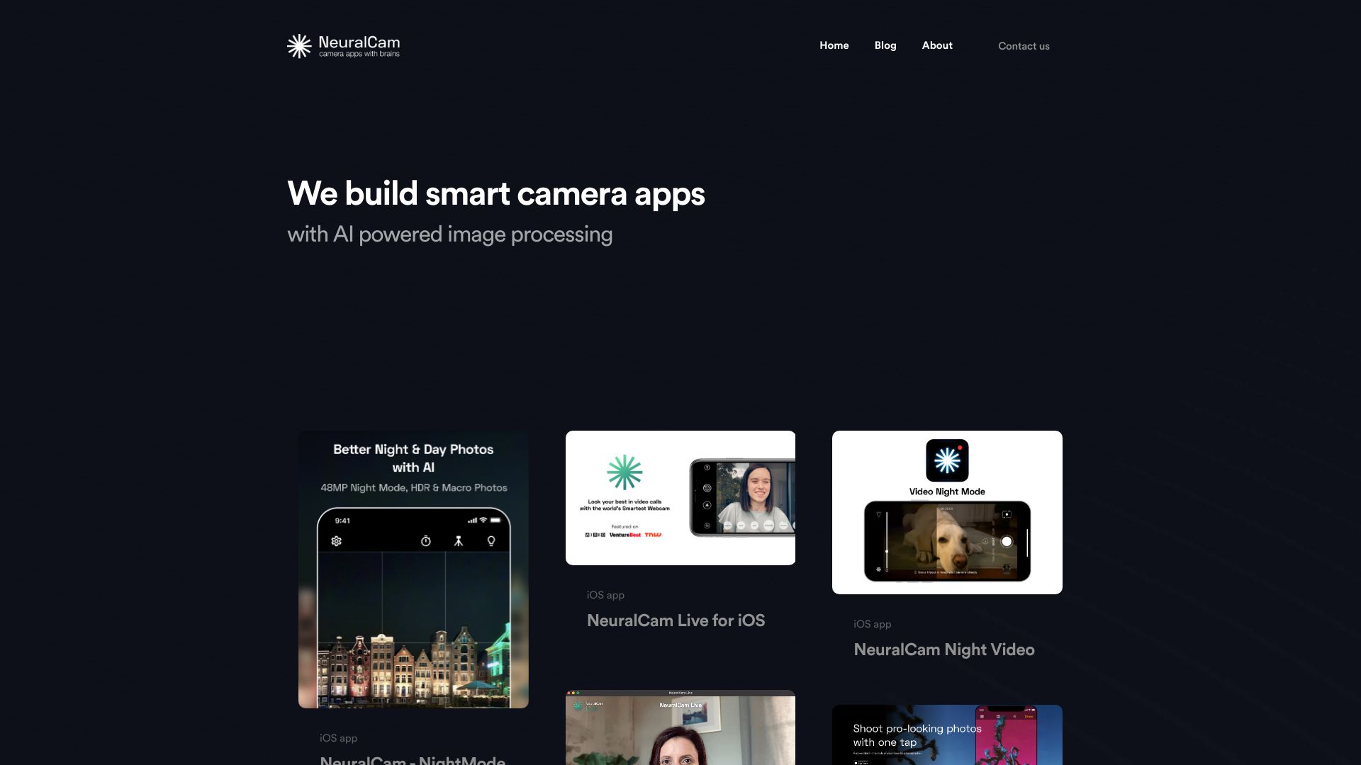 NeuralCam – Auto-editing Camera