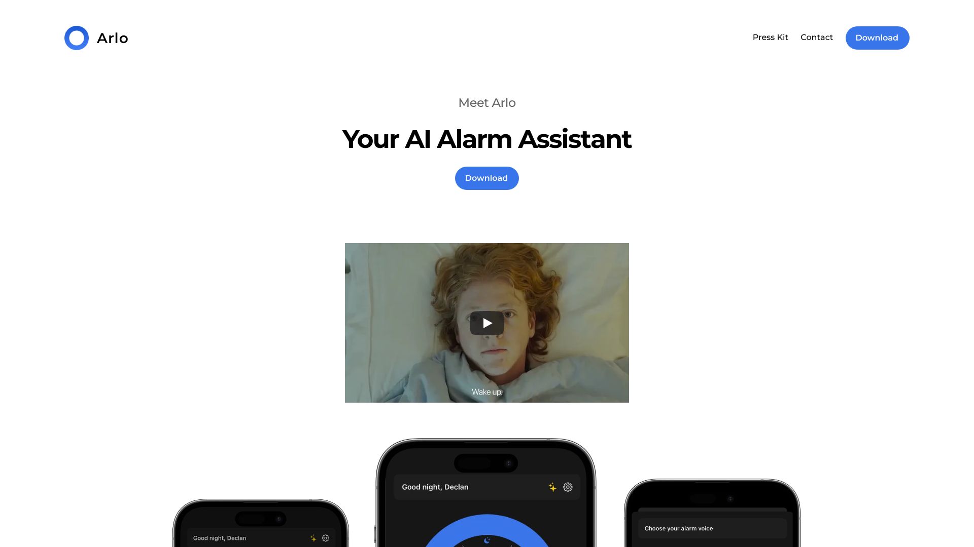 Arlo – AI Voice Alarm