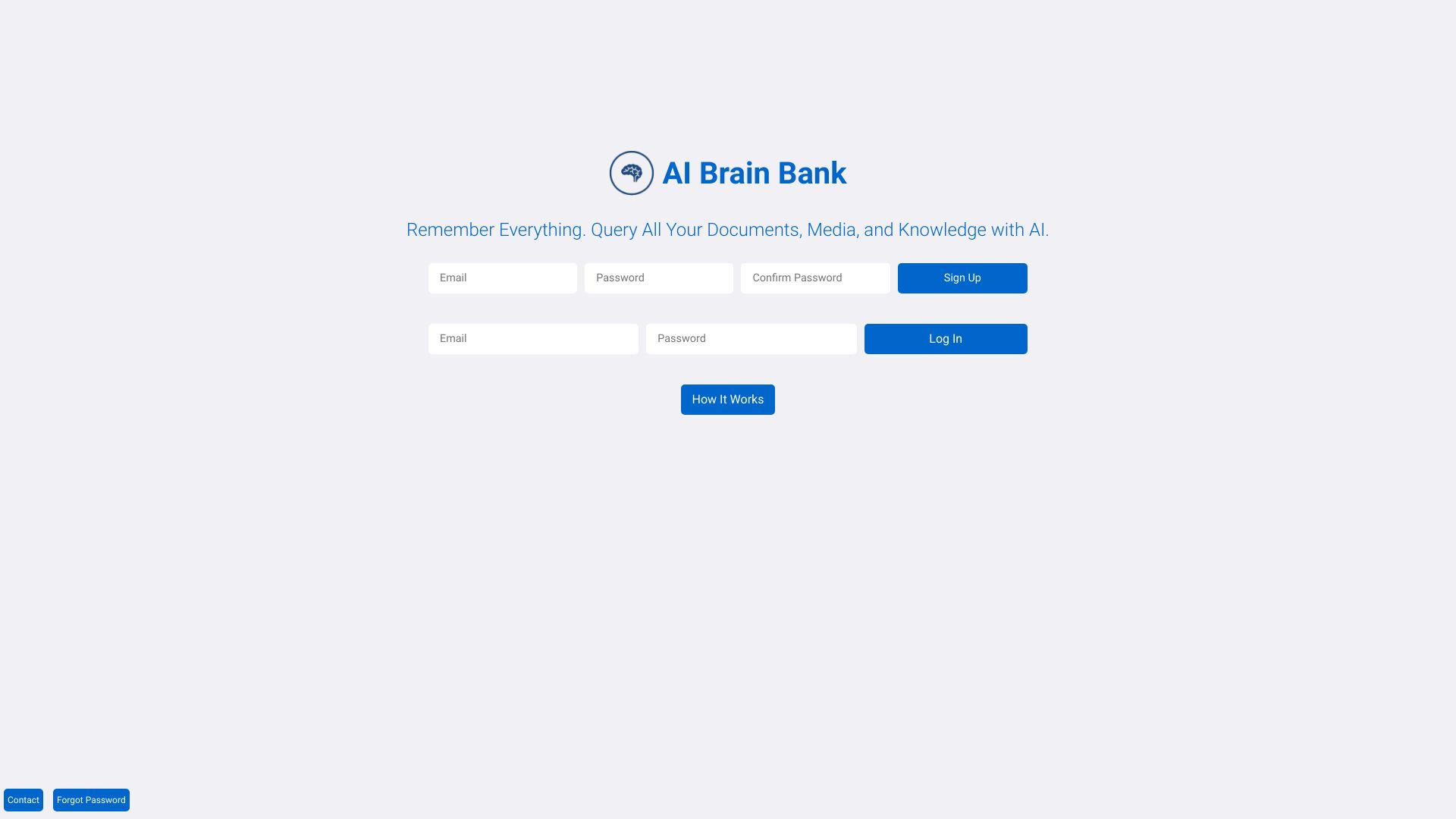 AI Brain Bank – Chat with ALL Your Data