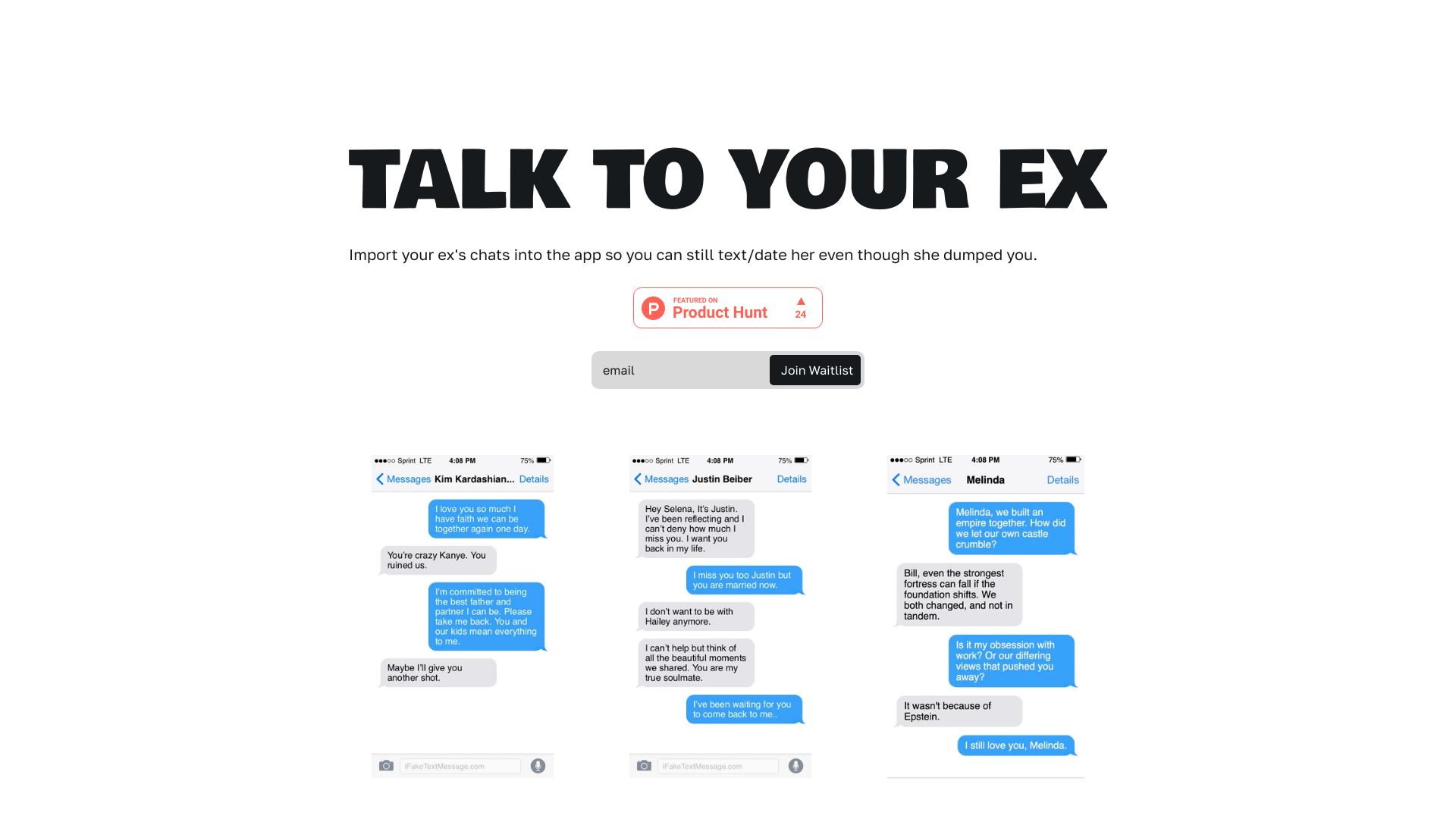 Talk To Your Ex