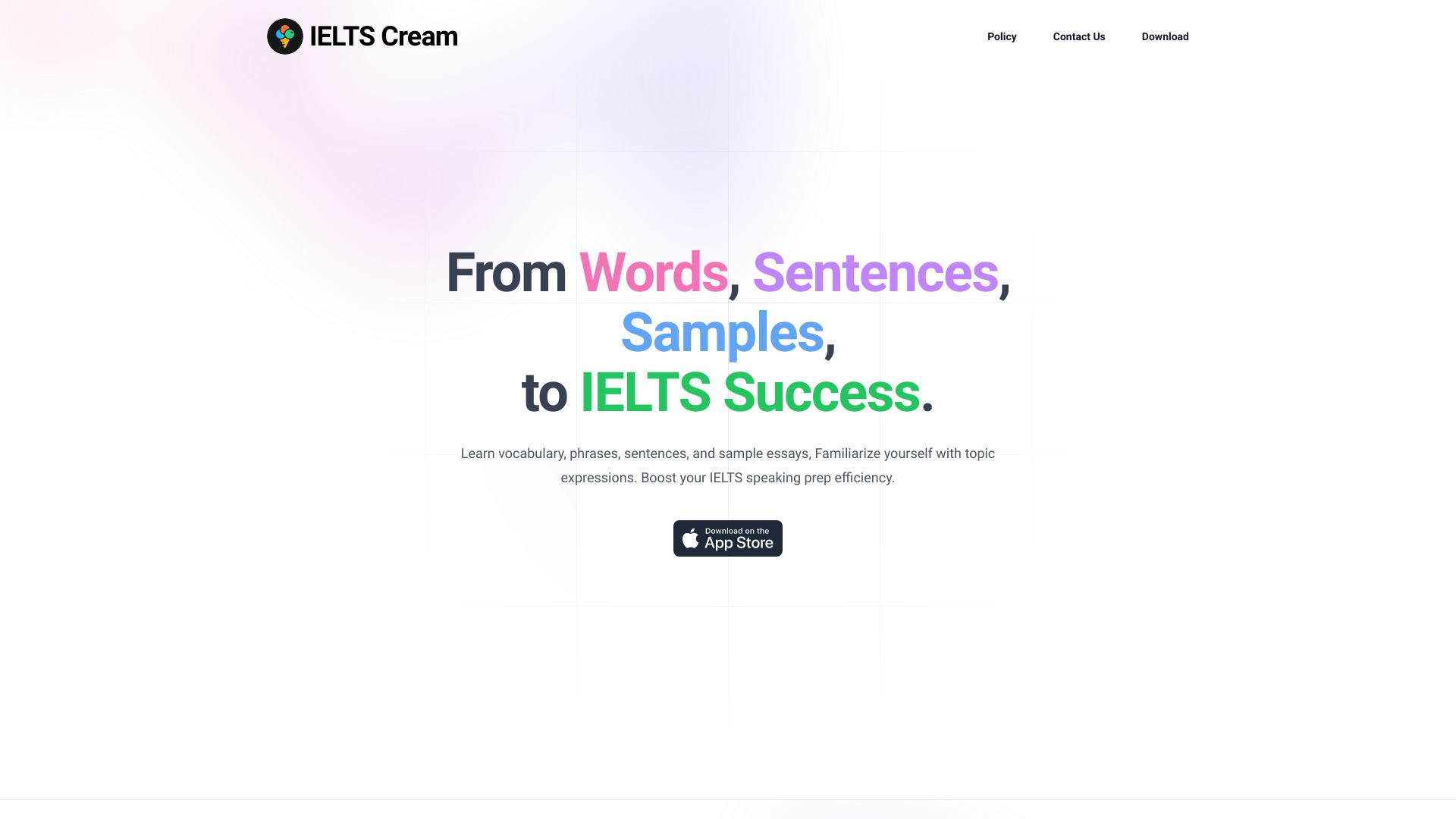 Cream: IELTS Speaking Prep App