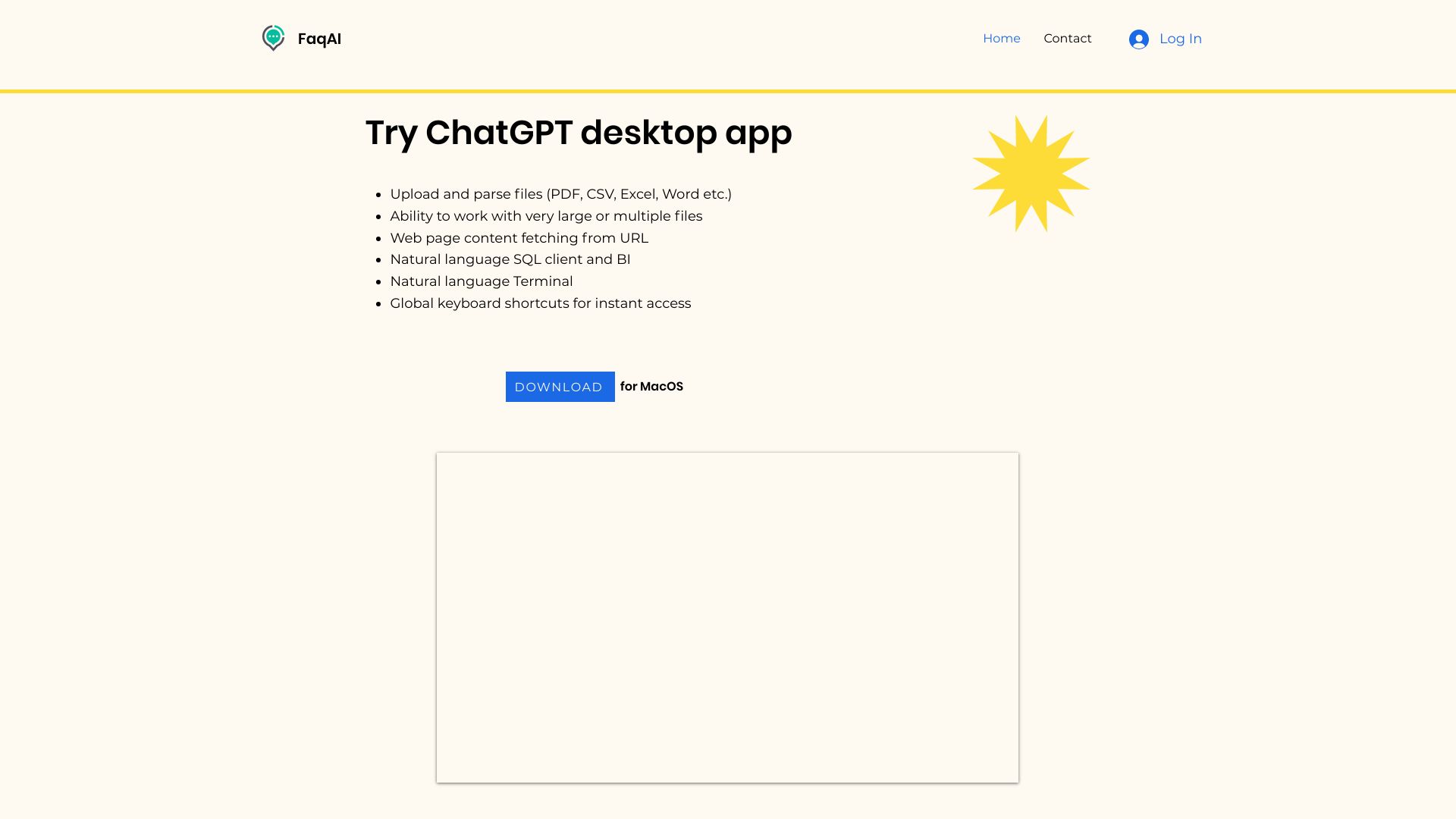 ChatGPT Desktop App – FaqAI