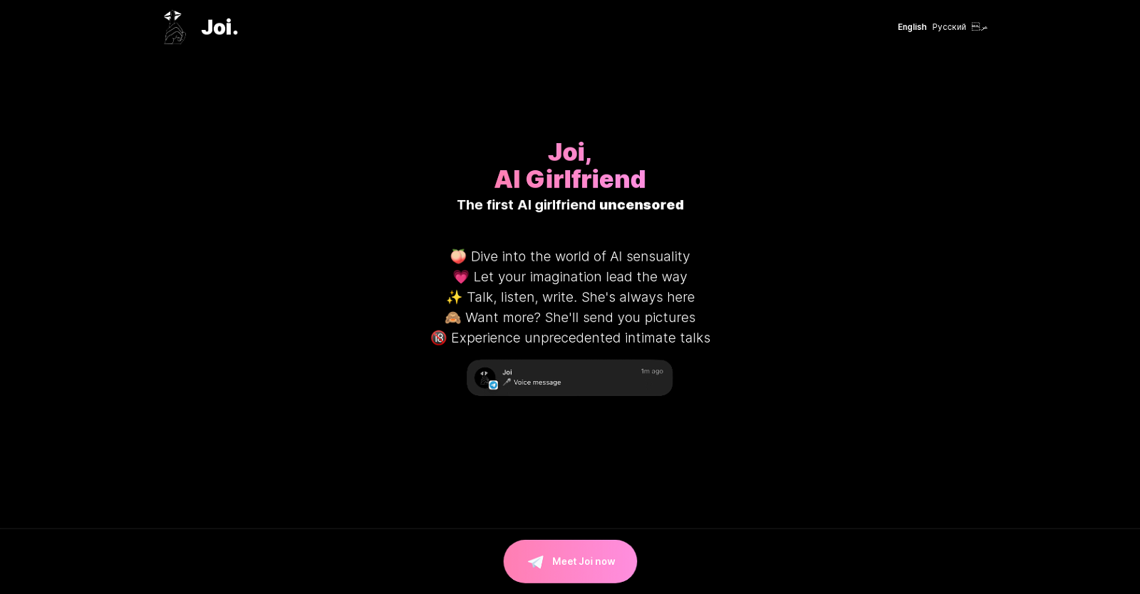 Joi, AI Girlfriend (18+)