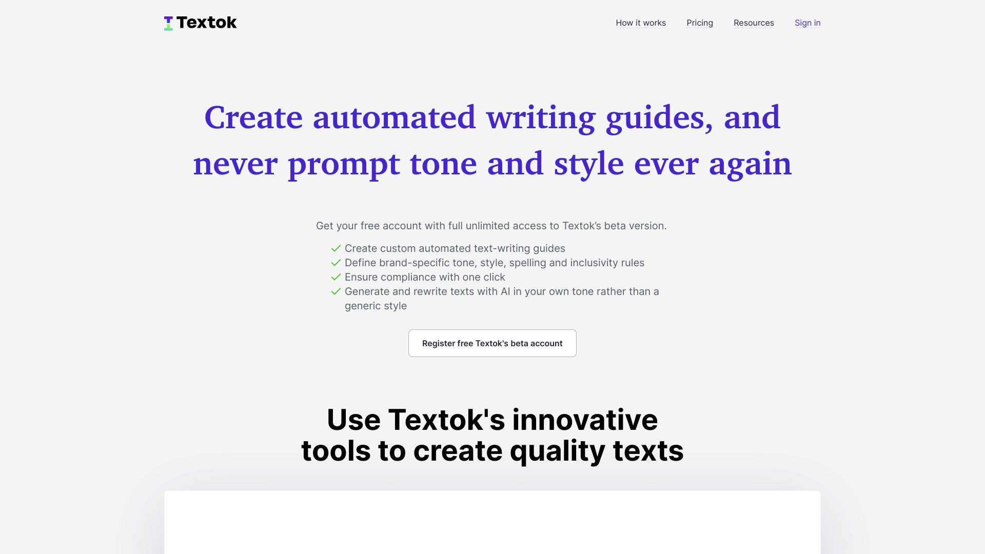 Textok