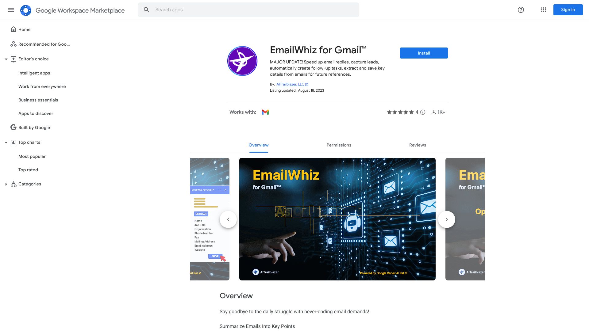 EmailWhiz for Gmail™