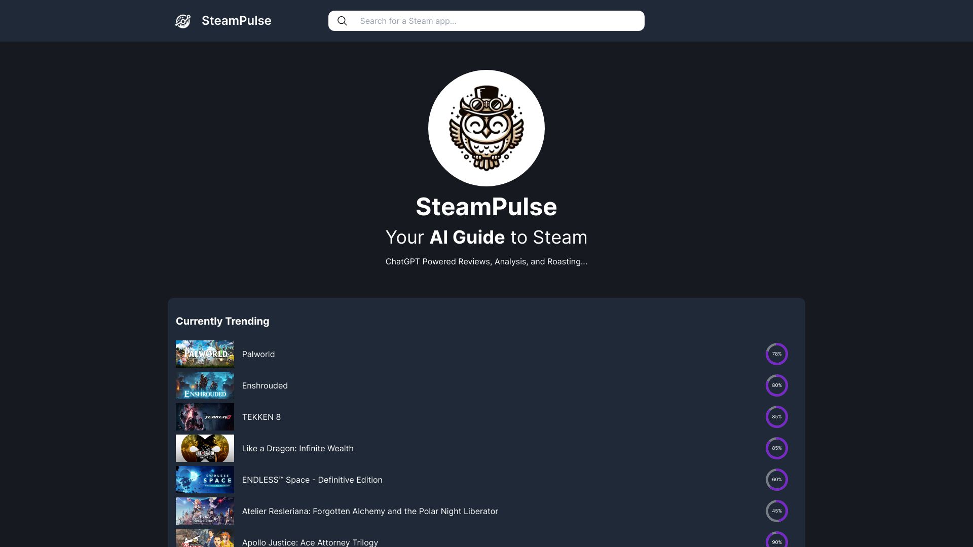 SteamPulse