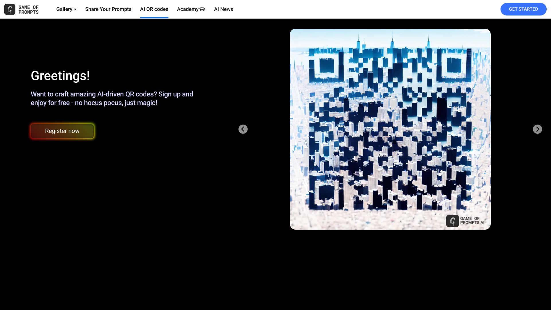 ImagineQR – gameofprompts.ai