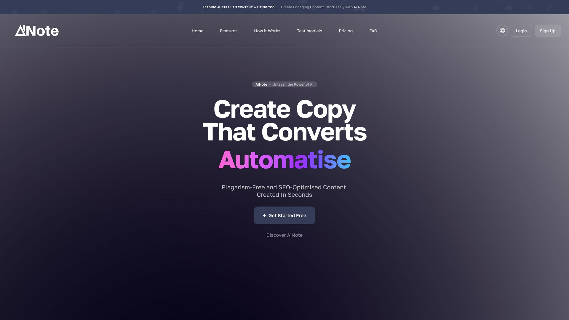 Ai Note – Ai Writing Tool