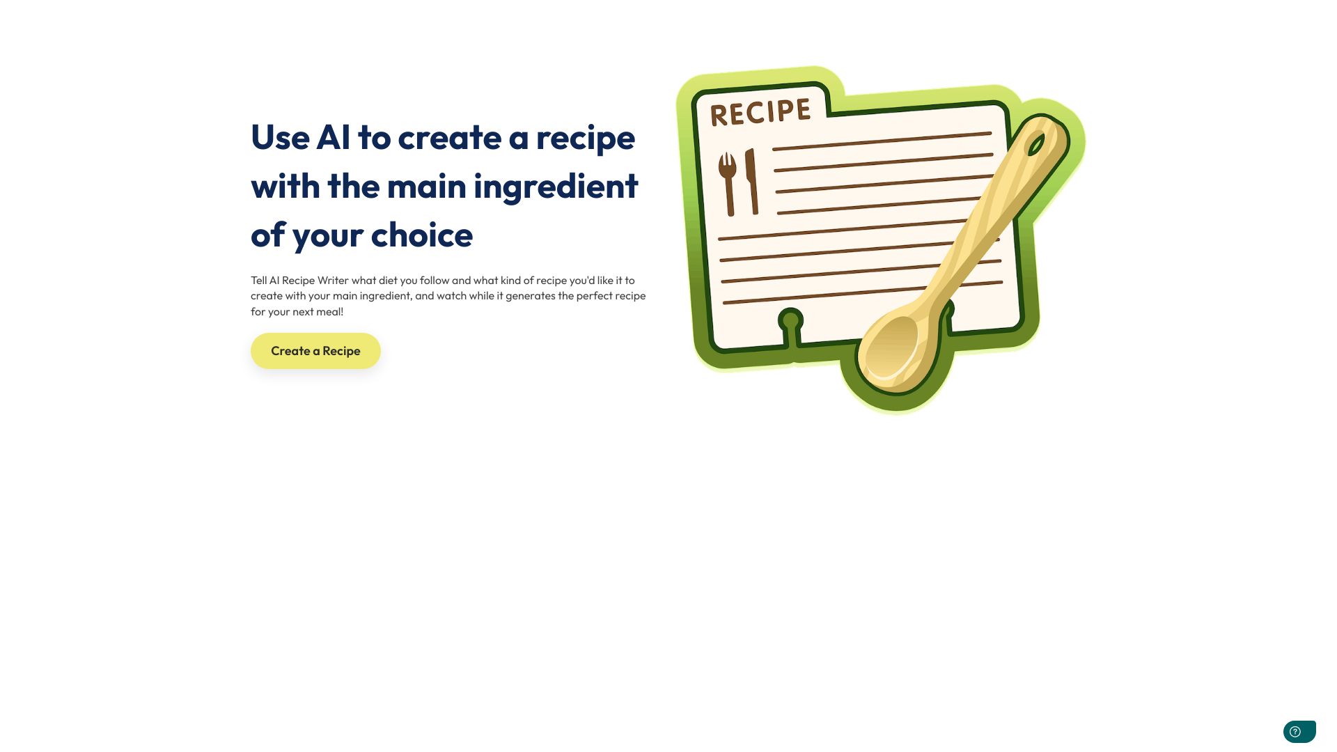 AI Recipe Writer