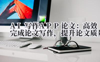 AI写作APP论文：高效完成论文写作，提升论文质量