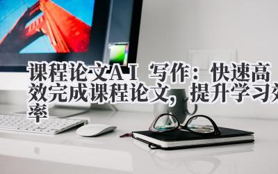 课程论文AI写作：快速高效完成课程论文，提升学习效率